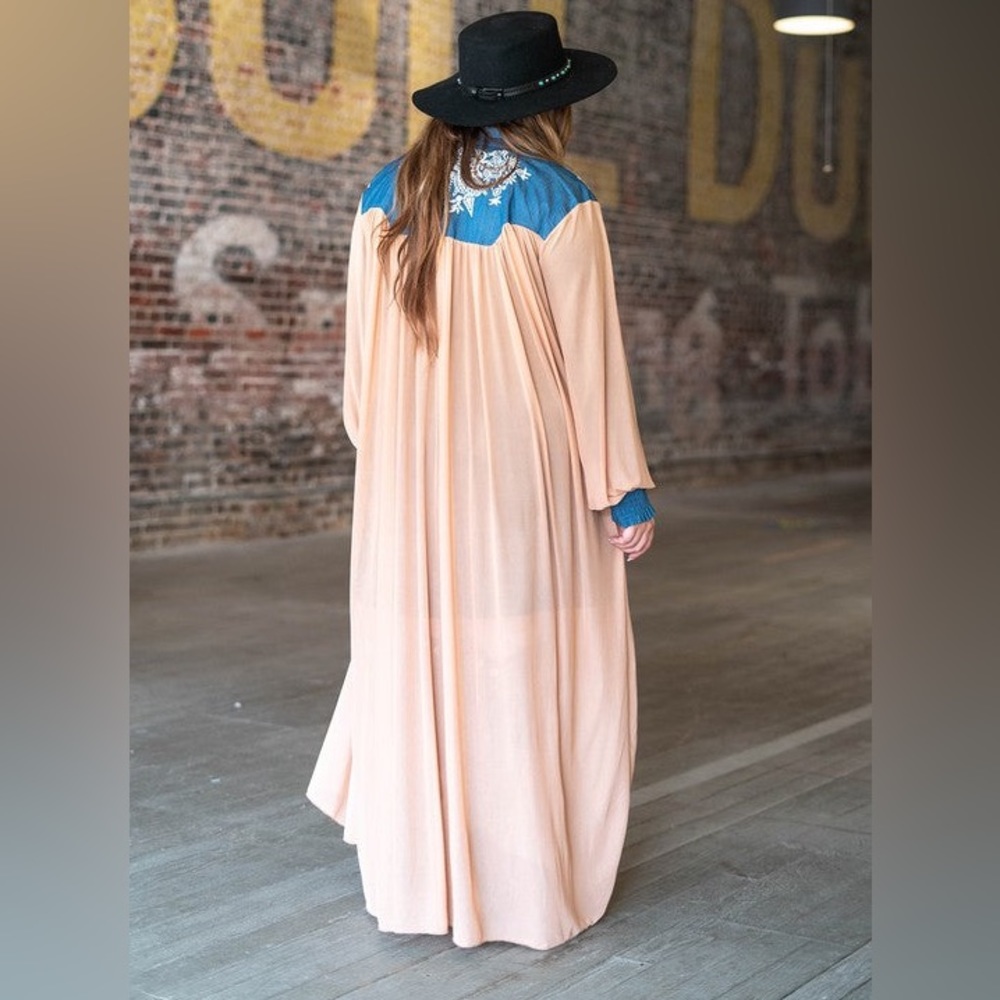 Western Embroidered Cardigan